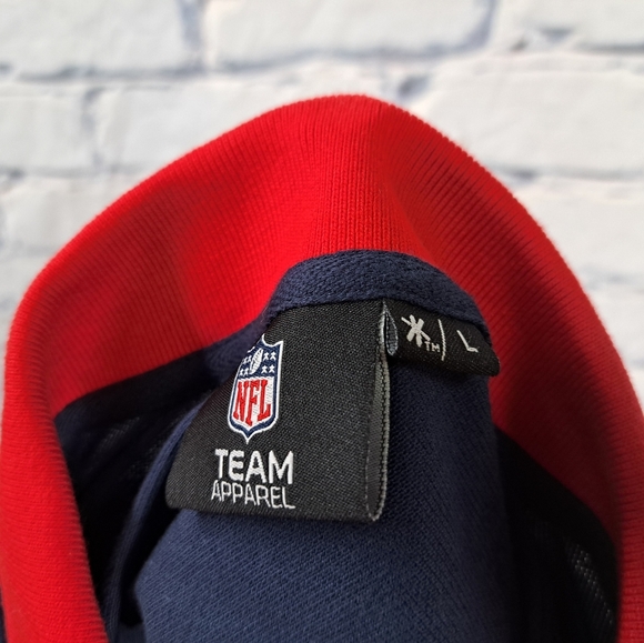 NWT Klew NFL Apparel New England Patriots Polo Shirt 60 Anniv Football sz Large - Picture 5 of 11